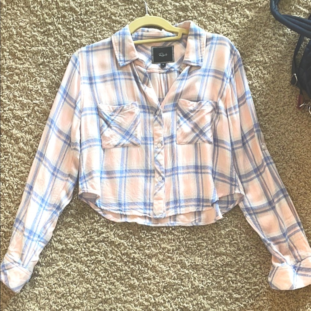 Rails cropped long sleeve top. Size XS